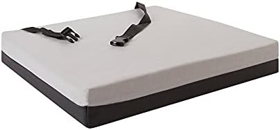 McKesson Seat Cushion for Wheelchairs and Office Chair, Foam/Gel, 20 in x 18 in x 3 in, 1 Count