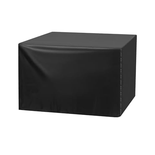 QWORK Universal Planer Dust Cover, Table Saw & Miter Saw Protection, 28.3" x 24.4" x 19.6", Black, Fits Most Planers & Bench Drill Press