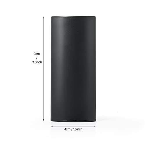 FOSHIO Black Razor Blade Disposal Container Storage Box 30 Degree Snap Off Blades Utility Knives Safety Blade Bank