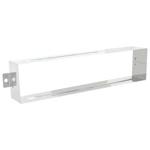 Nuk3y Solid Brass Mail Slot with Double Flap and Sleeve (Polished Brass, 13" x 3.625")