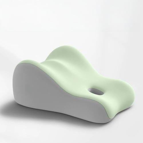 Couples Butt Cushion Pillow for Intimacy, Low-Profile Ergonomic Memory Foam Pillow for Bed, Home Pillows for Sitting and Lying, Recovers After Impact, Provides Intimacy Support (Green-Large)