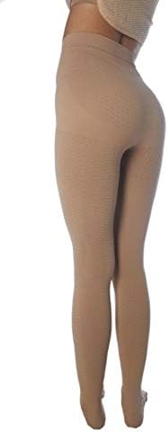 CzSalus Flat knit Lipedema, Lymphedema support slimming compression leggins (Kl1 18-21 mmHg)