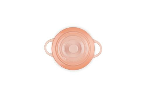 Le Creuset Stoneware Mini Round Cocotte, 8oz., Peche
