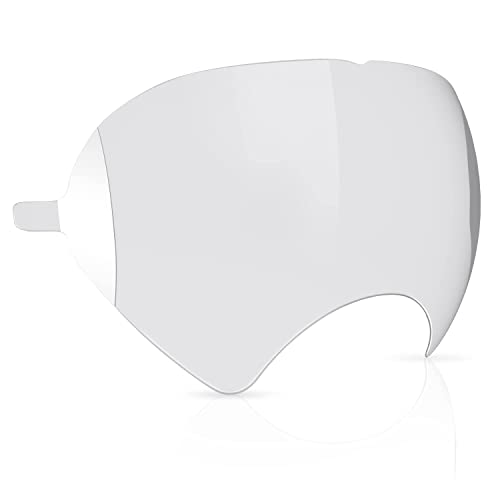QZQ 60 Pack Peel Off Lens Cover Compatible with 3M Respirator Masks 6885, 6000, 6700, 6800, 6900 Series, Protective Cover