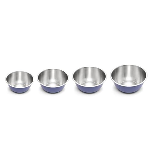 Fox Run Stainless Steel Mixing Bowl, Purple, 2.75 Quart