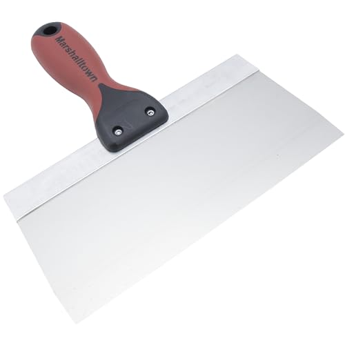 MARSHALLTOWN DuraSoft II Taping Knife, 8 Inch Stainless Steel Blade, For Drywall Finishing, 4508SD