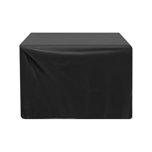 QWORK Universal Planer Dust Cover, Table Saw & Miter Saw Protection, 28.3" x 24.4" x 19.6", Black, Fits Most Planers & Bench Drill Press