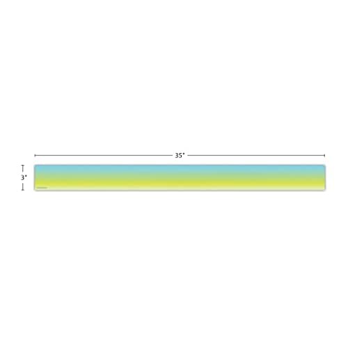 Teacher Created Resources Aqua and Lime Color Wash Straight Border Trim
