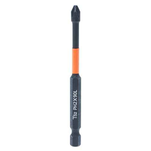 10PCS Phillips Bits #2 High Torque Impact Driver Bits Magnetic 2 Phillips Bits 3-1/2 Inch Long PH2 Bits TS2 Steel Phillips Head Drill Bits Phillips Screwdriver Bits 1/4 Hex Shank Screw Bits