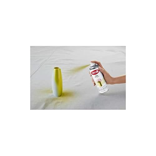 Krylon K01084000 Premium Foil Metallic Spray Paint, Yellow, 8 Oz