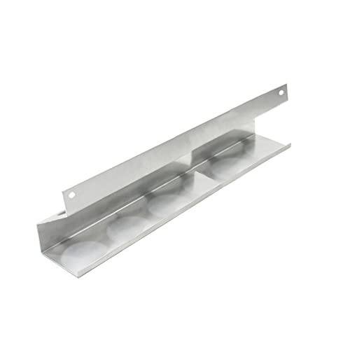 Pit Posse 302 Six Bottle Aerosol Spray Can Rack Shelf Holder 23" Caddy - Made in USA - Enclosed Race Trailer Garage Shop Storage Organizer Aluminum Storage Universal Mounting - 5 Yr Warranty (Silver)