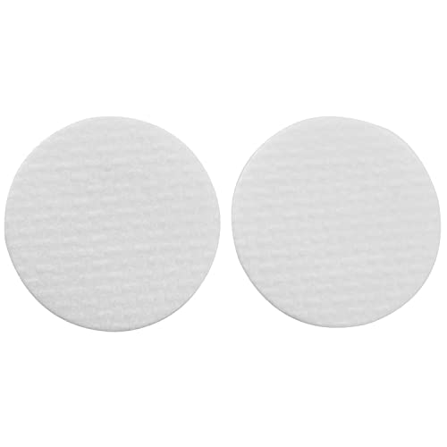 2 Pieces 64PCS 20mm Synthetic Filter Paper Stickers Filter Disc Mushroom Filter Disc Mushroom Applied Under Wide Mouth Jar Lid for Mushroom Cultivation