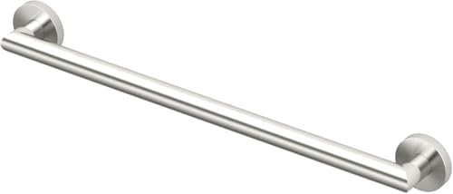 Gatco 974 Glam Wall Mounted 24" Grab Bar, Satin Nickel/ADA Compliant Safety Grab Bar for Bathroom