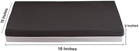 McKesson Seat Cushion for Wheelchairs and Office Chair, Foam/Gel, 18 in x 16 in x 2 in, 4 Count