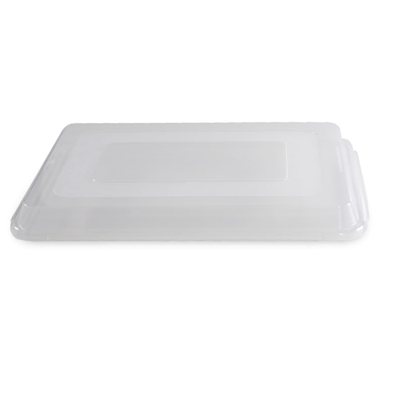 Nordic Ware Naturals Half Sheet Set - USA Made Aluminum Commercial Quality Sheet Pan for Baking or Roasting, Encapsulated Galvanized Steel Rim Prevents Warping, 2pk Half + Lid