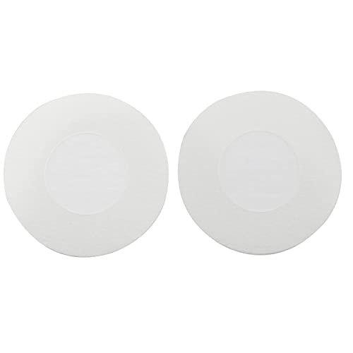 2 Pieces 64PCS 20mm Synthetic Filter Paper Stickers Filter Disc Mushroom Filter Disc Mushroom Applied Under Wide Mouth Jar Lid for Mushroom Cultivation