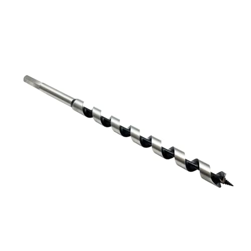 5/8 Inch x 12 Inch Auger Drill Bit for Wood, Soft and Hard Wood Plastic Drywall with 3/8 Inch Hex Shank