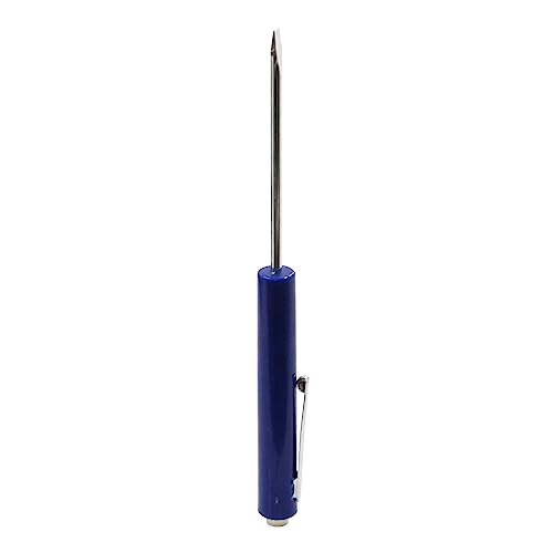 Mini Pocket Screwdriver Blue Portable Screwdriver Slotted Screw Driver with Strong Magnetic Slotted Tips 2Pcs