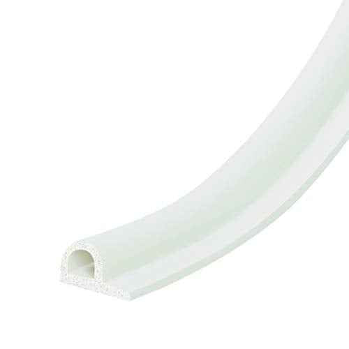 Frost King EPDM Rubber Self-Stick Weatherseal Tape, P-Section, 3/8" W, 7/32" T, 17 ft L, White