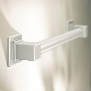 Moen YG8824CH Bathroom Safety 24-Inch Stainless Steel Modern Bathroom Grab Bar, Chrome