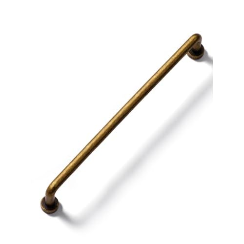 Antique Brass Cabinet Bar Pulls 12.6" Hole Center 5 Pack Classic Vintage Retro Drawer Handles Kitchen Cupboard Bathroom Dresser Cabinet Hardware