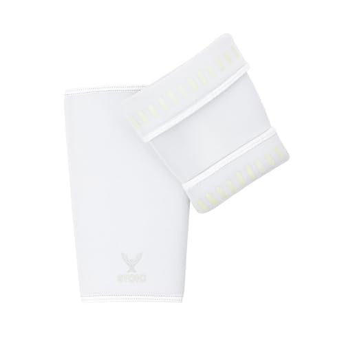 Stoic Knee Sleeves (IPF Approved) – 7mm Knee Support for Powerlifting, Weightlifting & Squats – Used in World Competitions – USAPL & USPA Compliant – Pair for Men & Women (Large, White)