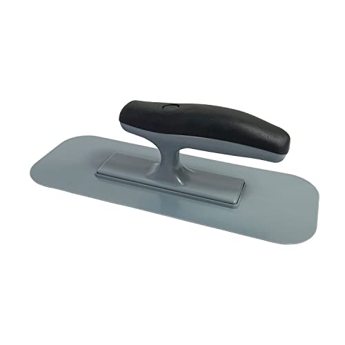 Hanroy Plastic Trowel with Black Comfortable Grip Handle, Includes 3.5" x 9.5'' Finishing Trowels, Lightweight Mounting, Round End, Suitable for Scrape,Plastering and Paint Walls(D1147)