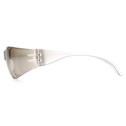 Pyramex Safety Glasses,Clr/I/O Mirror (Pack of 12)