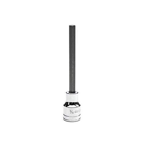 GEARWRENCH 1/2" Drive Long Length Hex Bit Socket, 5/16" - 82565