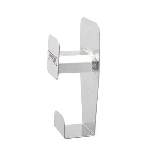 Extreme Max 5001.6288 Aluminum Double Utility Hook for Enclosed Race Trailer, Shop, Garage, Storage - Silver