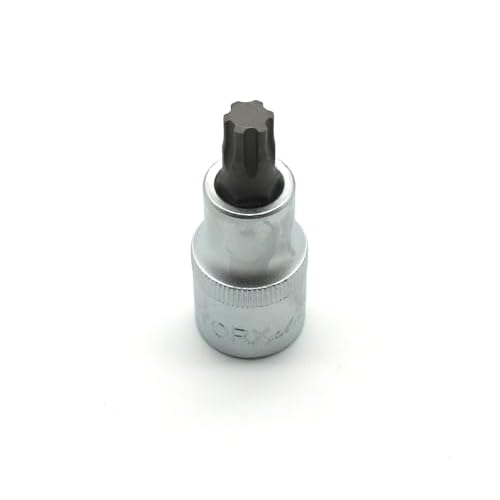 Torx Plus 50IP 2 Inch Long Bit Socket 1/2 Inch Square Drive Auto Repair Impact Ready Tool