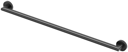 Gatco 966MX Glam 36" L Grab Bar, Matte Black/ADA Compliant Stainless Steel Safety Grab Bar for Bathroom