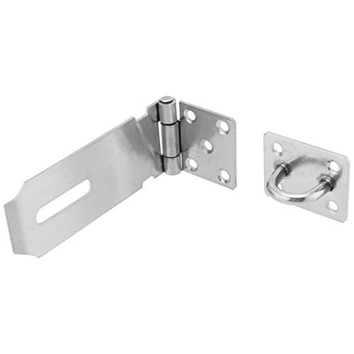 10 PCS Padlock Hasp Latch, Stainless Steel Padlock Hasp, Heavy Duty Security Hasp with Mounting Screws, Door Locks Hasp Latch for Doors and Cabinets