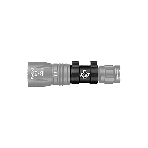 Weltool W35 Scoutlight Style Tactical Light Body for Surefire M600DF KE2-DF, LH1/LH2/LH3 Light Head and TC68 Tailcap, DS00 or UE Rear Cap (Black)