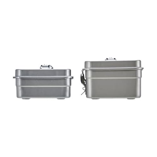 TRUSCO T-32SV Trunk Tool Box, 133.0 x 5.3 x 2.7 inches (333 x 137 x 68.0 mm), Silver