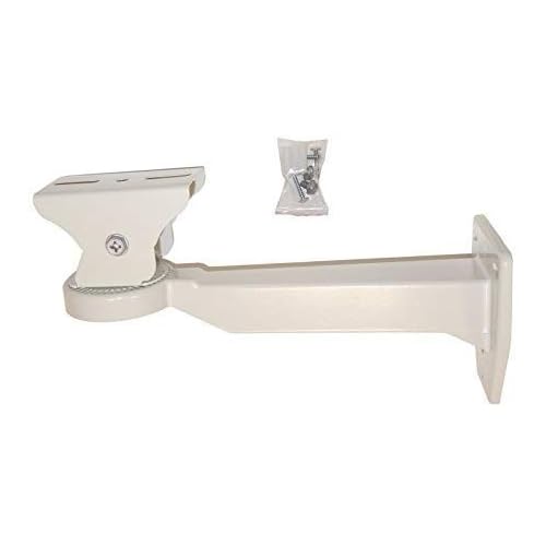 2 in One Aluminum Housing CCTV Security Surveillance Outdoor Camera Box Weatherproof Heavy Duty + Wall Mount Adjustable Mount Bracket Kit for CCTV Surveillance Cameras System