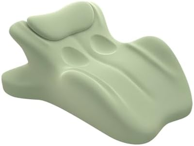 Ergonomic Back Support Pillow for Reading, Memory Foam Couples Pillows, Butt Cushion for Couples, Waist and Neck Support, Multi-Position Comfort Bed Pillow for Sitting and Lying (Green)
