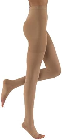 JOBST? Relief 20-30mmHg Compression Stockings Waist High, Closed Toe, Beige, Large