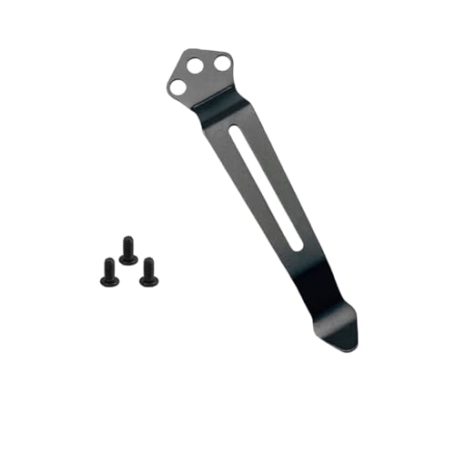 1x Black Deep Carry Pocket Knife Clip Replacement Tools Accessories + 3 Pocket Knife Screws Portable for Benchmade 535