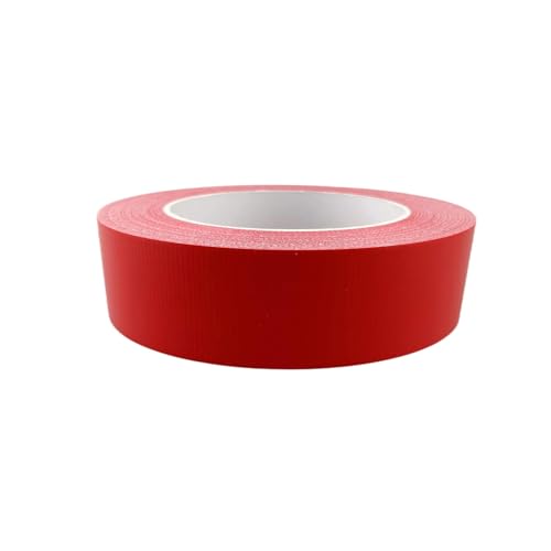 Multi-Purpose Duct Tape 1 Inch x 33 Yards, Heavy Duty, Waterproof, Great for Repairs, Packaging, Arts Crafts and DIY Projects (Red)