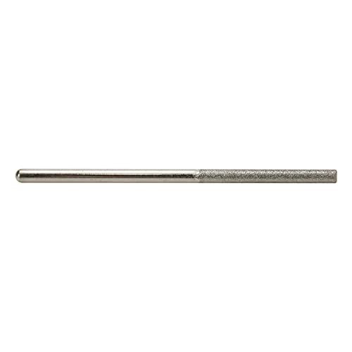 Diamond Burr Bits Cylinder Shape Carving Bits 1/8" Head Dia 1/8" Shank Dia Grinding Burr for Stone, Glass, Ceramic -10pcs