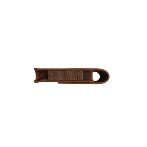 Leather Multitool Sheath for Belt EDC Belt Organizer with Magnetic Closure ? Multitool Holster Pouch Compatible for Leatherman, Gerber, Folding Tool Vertical Carry Knife Holder Dark Brown