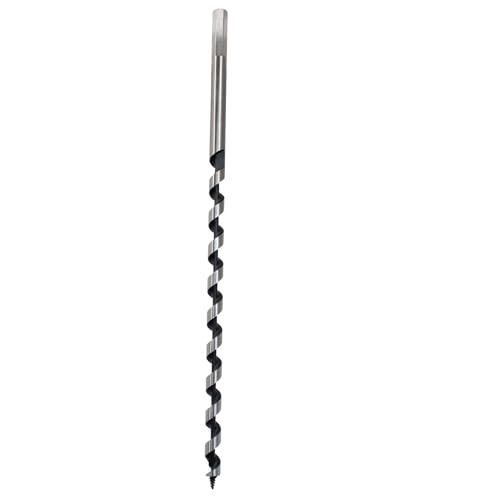 3/8 Inch Diameter Wood Auger Drill Bit, 12 Inch Long Ship Auger Bit for Soft and Hard Wood, Hex Shank Drill Bit for Hole Cutter, Tree Stump, Plastic, Drywall (10 x 300 mm)