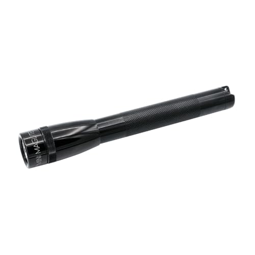 Maglite Mini LED 2-Cell AA Flashlight with Holster, Black, 6.5 inch, SP2201HLp