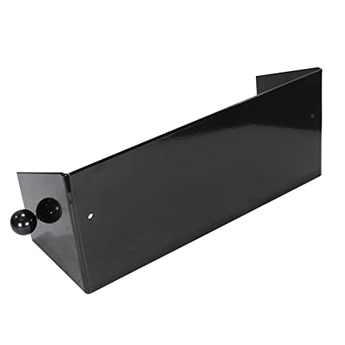 Pit Posse 573BK Paper Towel Holder Dispenser Aluminum Enclosed Trailer Shop Garage Storage Organizer-Made in USA- 5 Year Warranty-Powder Coated Black-5th Wheel, Toy Hauler, Snowmobile