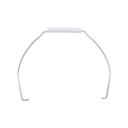 6 PCS Gallon Handle Replacement,Ergonomic Iron Replacement Bucket Handles with Plastic Grip for Household Garden Water Bucket