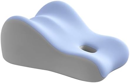 Couples Butt Cushion Pillow for Intimacy, Low-Profile Ergonomic Memory Foam Pillow for Bed, Home Pillows for Sitting and Lying, Recovers After Impact, Provides Intimacy Support (Blue)