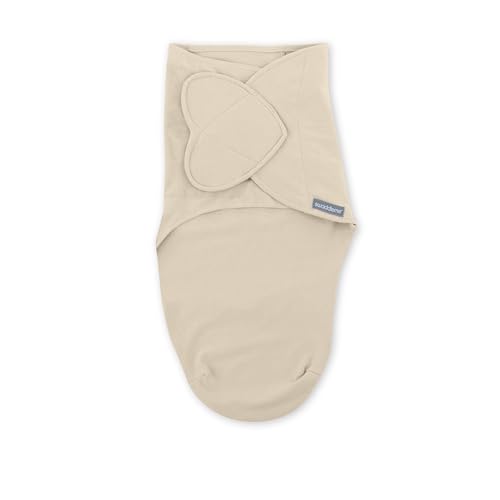 SwaddleMe by Ingenuity Monogram Collection Baby Swaddle, 100% Cotton, Improves Sleep & Calms Startle Reflex, 0-3 Months, Pocket Fold Design for Easy Changes, 1.0 TOG, 3-Pack - Born Free