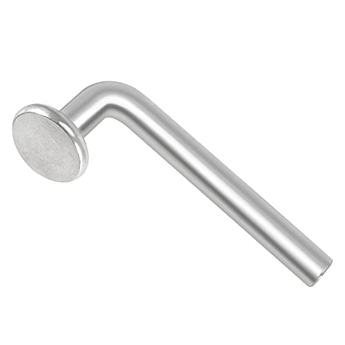 HOIGON 100 PCS M8 Universal Pallet Rack Drop Pin, Round Head Pallet Rack Safety Bolts, Strong Universal Pallet Rack Safety Pin for Warehouse, Home DIY Pallet Racks Shelving Units, 2.56 x 0.31 Inch
