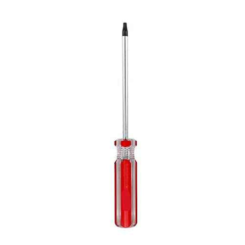 T15 Security Torx Bit T15 Torx Bit Star Screwdriver Magnetic Tip for Computer Repairing, Home Appliances 6 Inch Total Length - Pack of 4